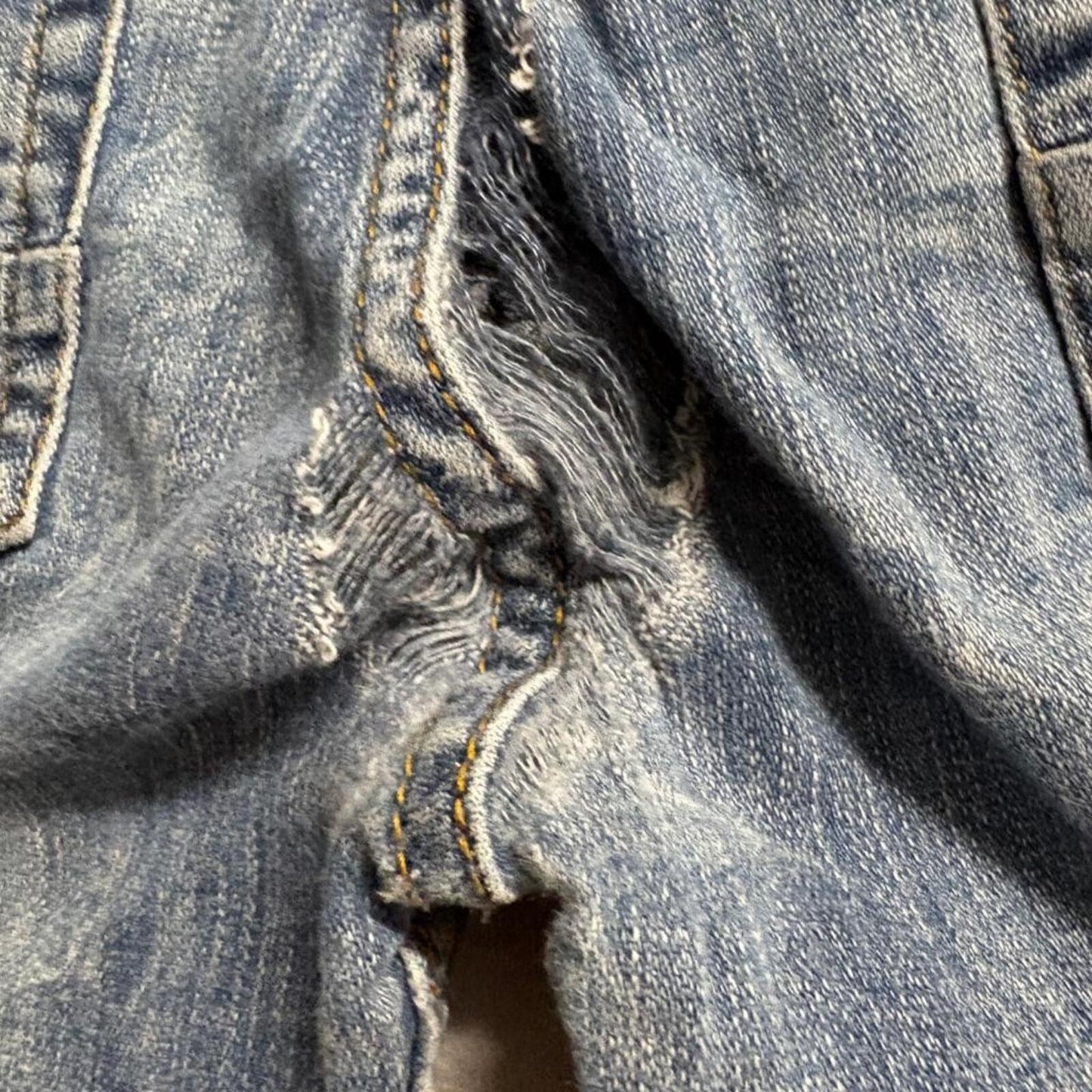 ReFuel Skinny Fit Jeans Mens 36x32 Blue Denim Stretch Distressed Pakistan