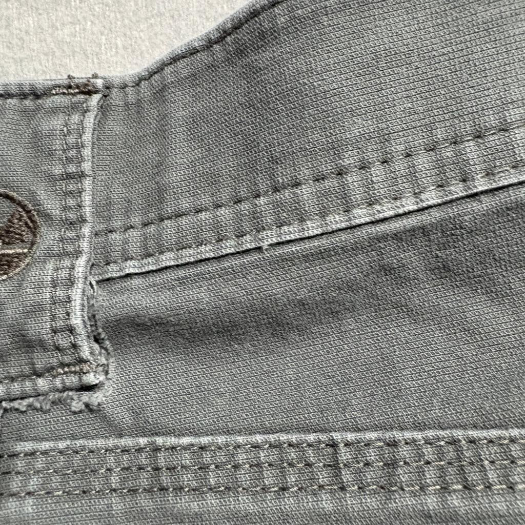 Wrangler Mens Cargo Shorts Size 48 Gray Cotton Blend Stretch Flat Front