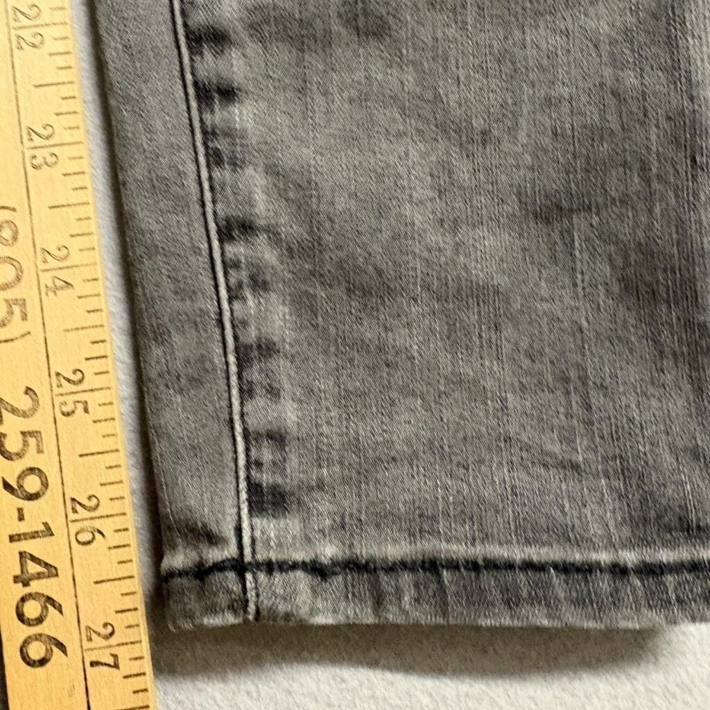Frame Le High Skinny Jeans Womens 27 Gray Burton Wash Stretch Denim