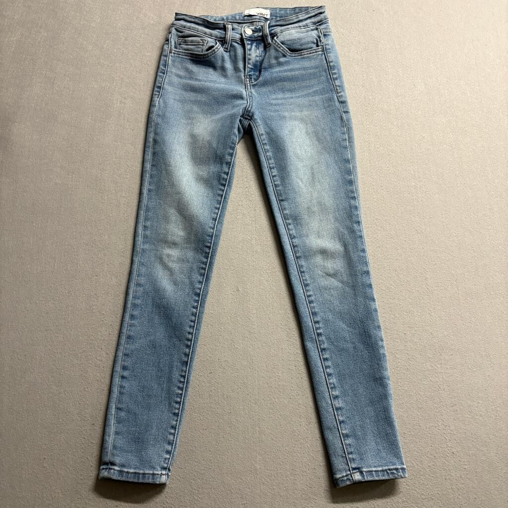 Vervet Los Angeles Skinny Jeans Womens Size 25 Blue Denim Stretch V2423L