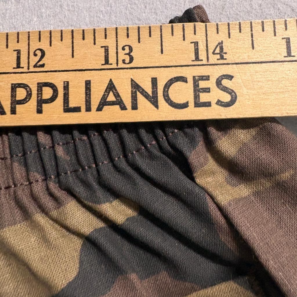 Vintage Basic Editions Camo Shorts Mens XL Green Woodland Camouflage USA Made