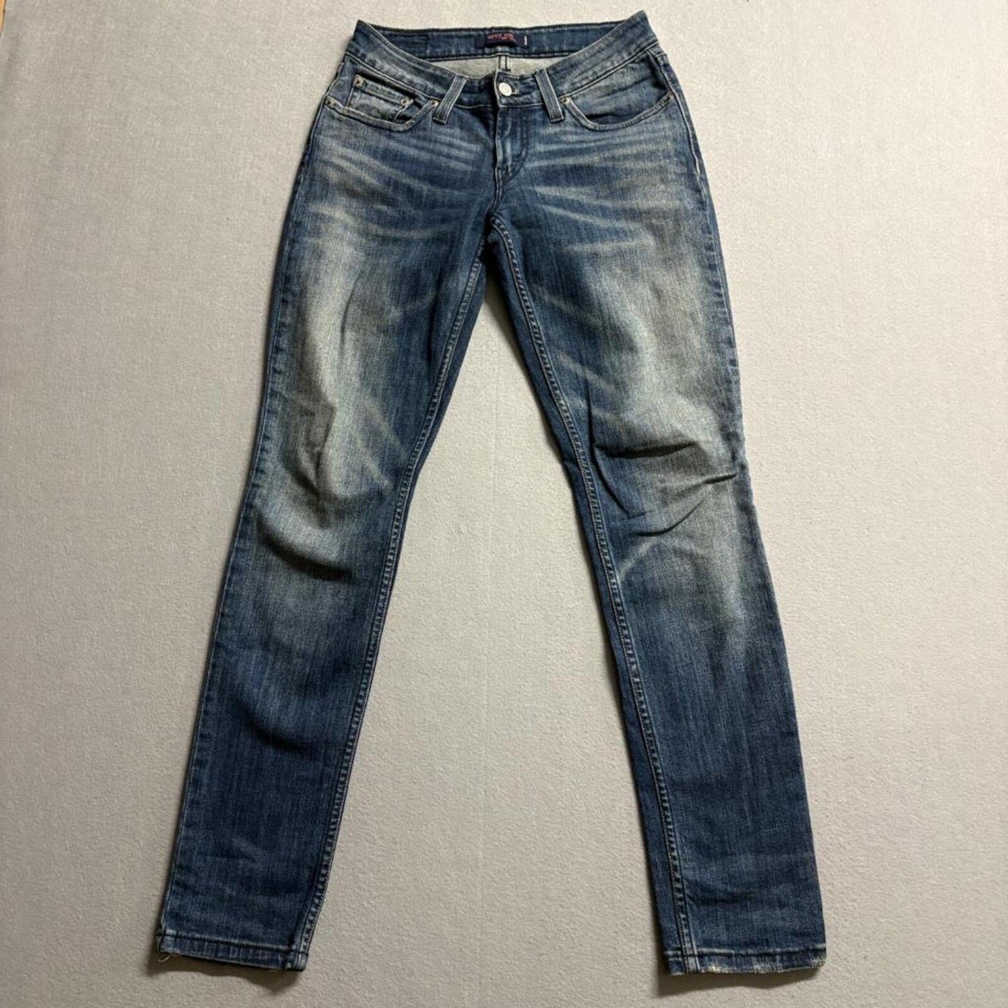Levis 528 Curvy Cut Jeans Womens 3 Medium Blue Denim Slim Straight Leg Stretch