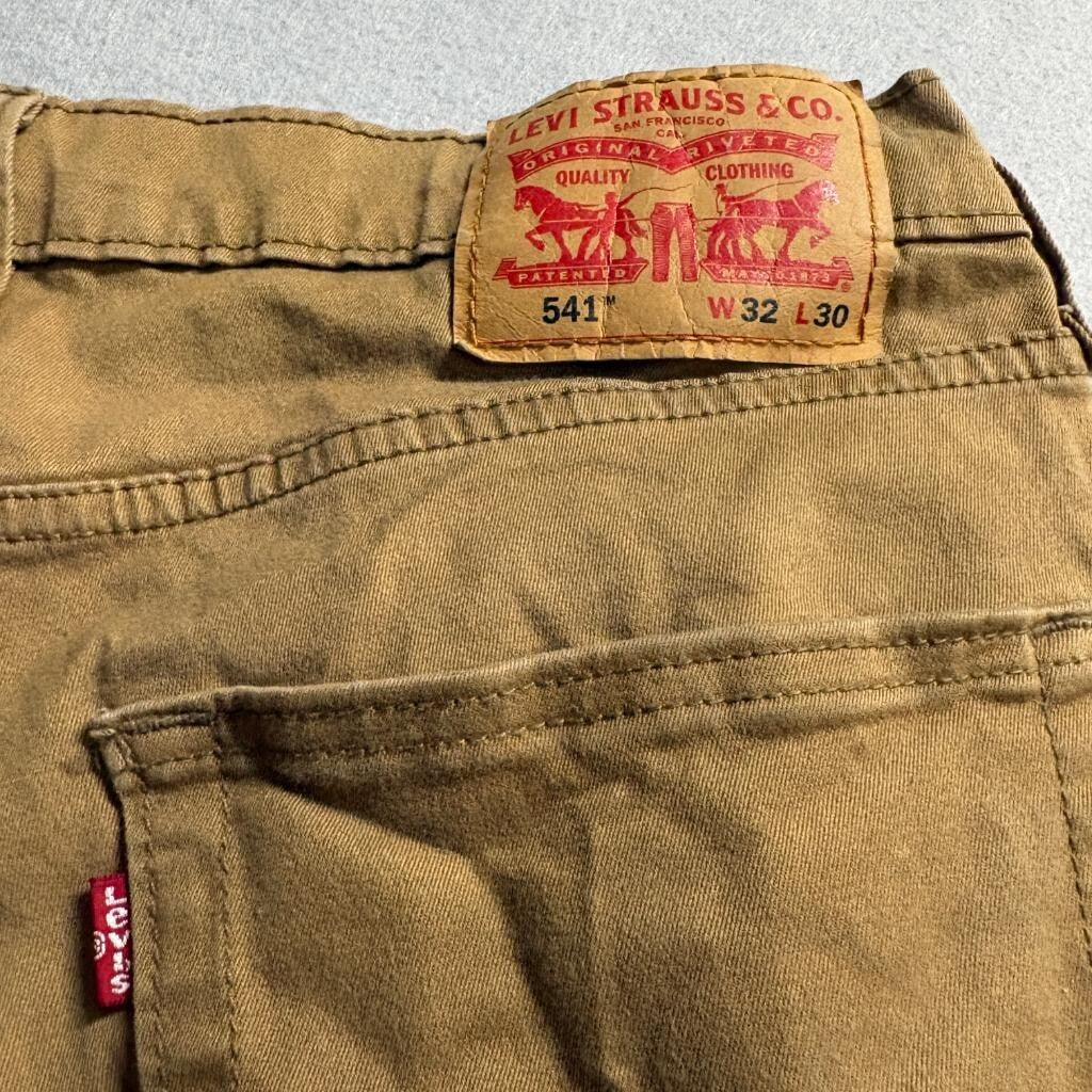 Levi's 511 Slim Fit Jeans Mens 32x30 Brown Cotton Blend Stretch Denim Pants