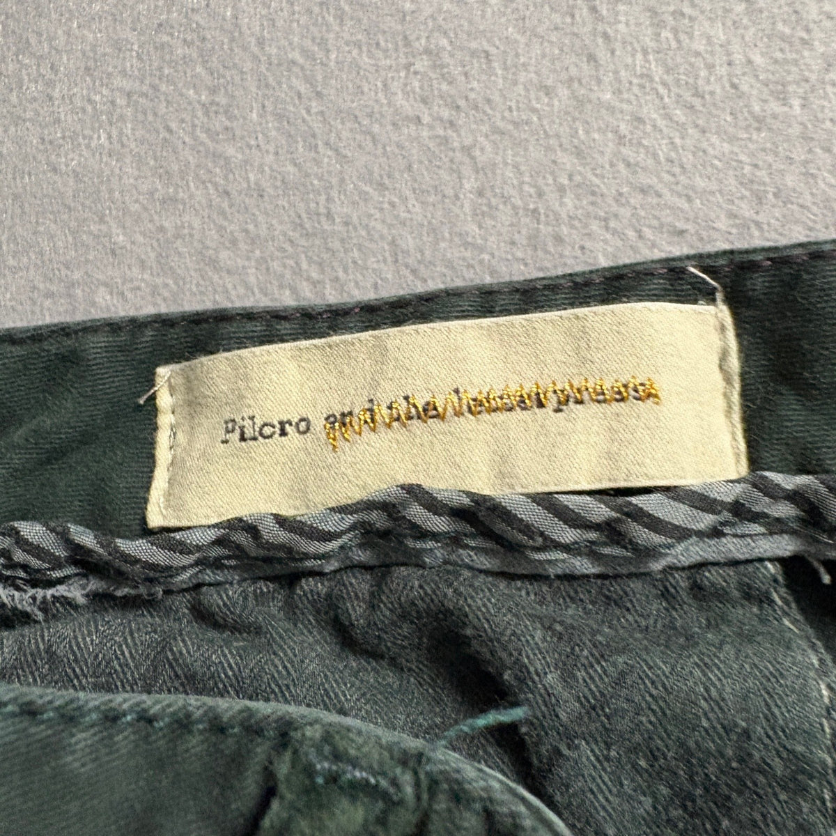 Pilcro and the Letterpress Pants Womens 6P Green Utility Moto Skinny
