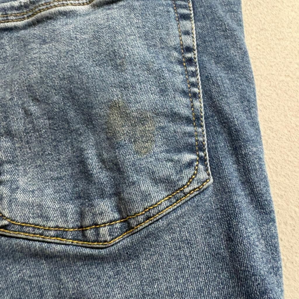 Good American Always Fits Good Legs Straight Jeans Womens Size 6-12 Blue Denim