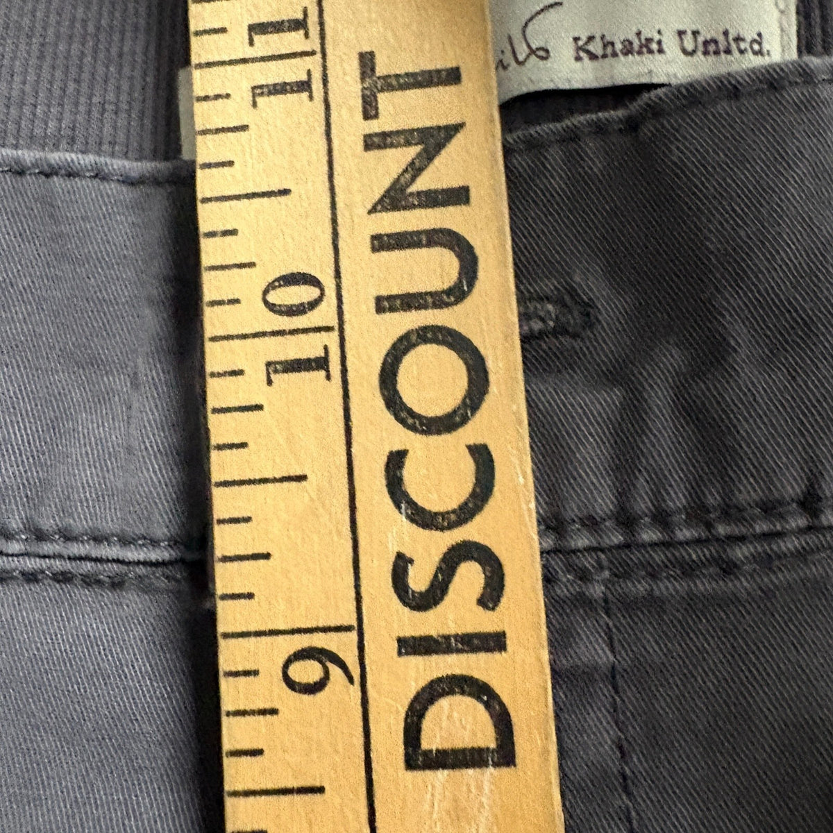 Gloria Vanderbilt Cargo Pants Womens 10 Gray Khaki Unltd Roll Tab Cotton Stretch