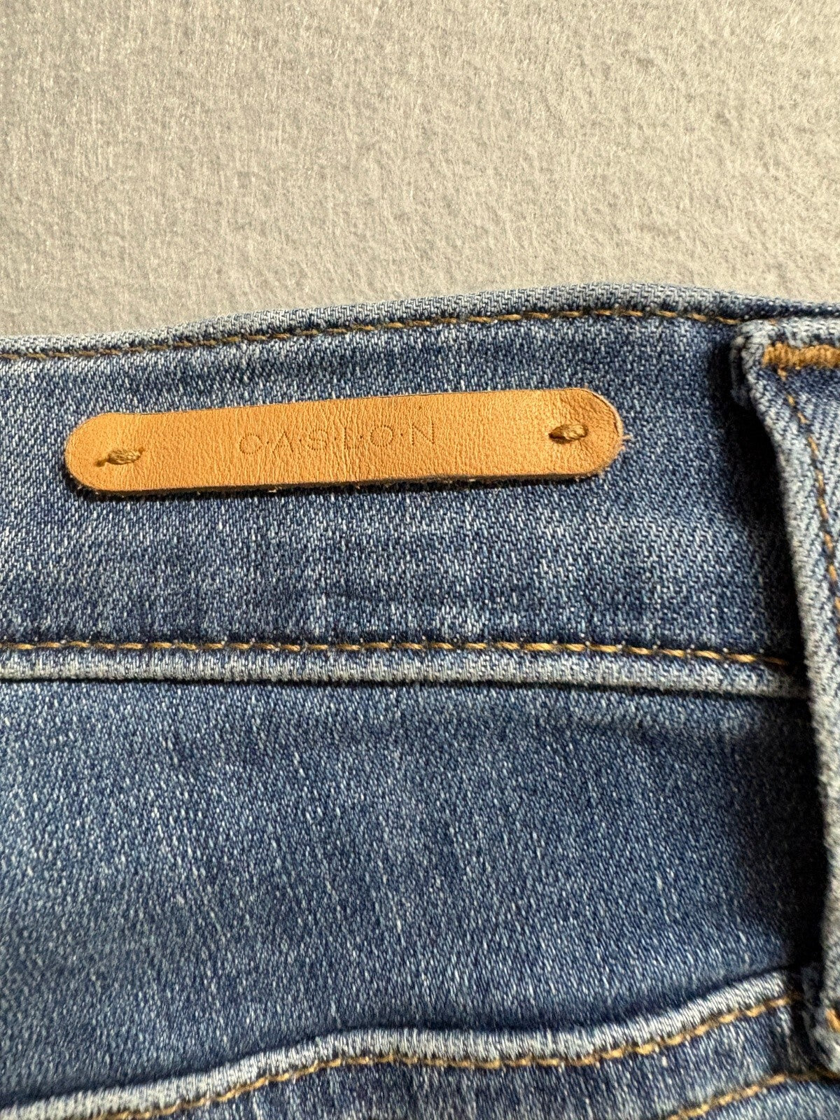 Caslon Womens High Rise Skinny Jeans Size 29 Medium Wash Fray Released Raw Hem