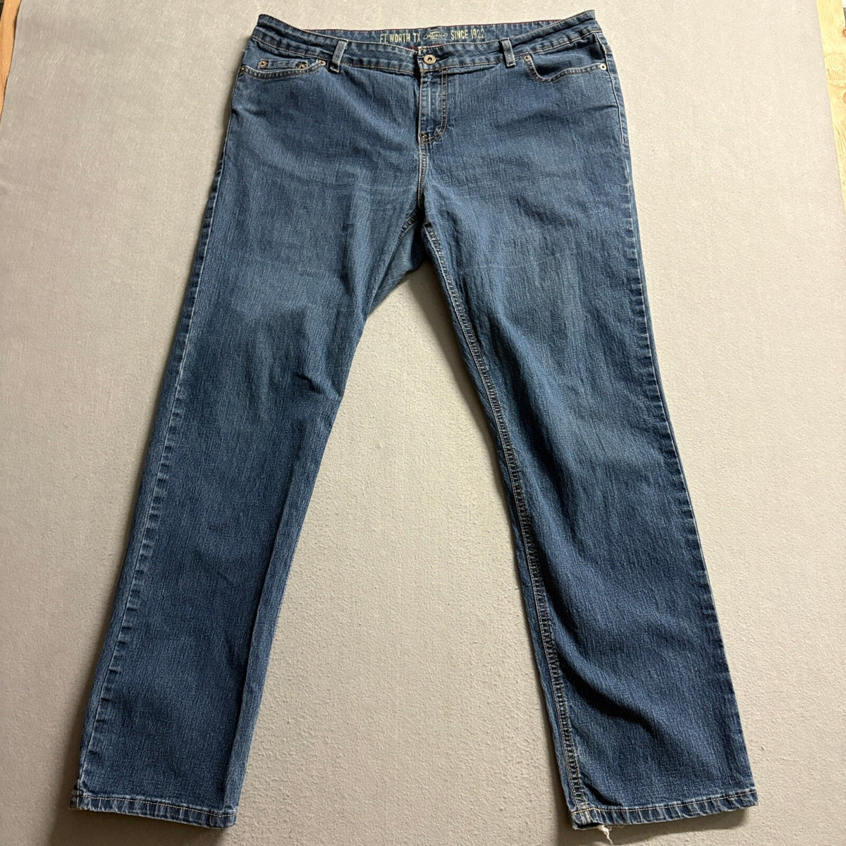 Dickies Mens Jeans Size 36x29 Blue Denim Straight Leg Work Stretch FD635MNG