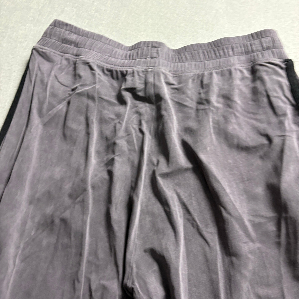 Monreal London Womens XS Track Pants Gray Cupro Blend Drawstring Joggers Side