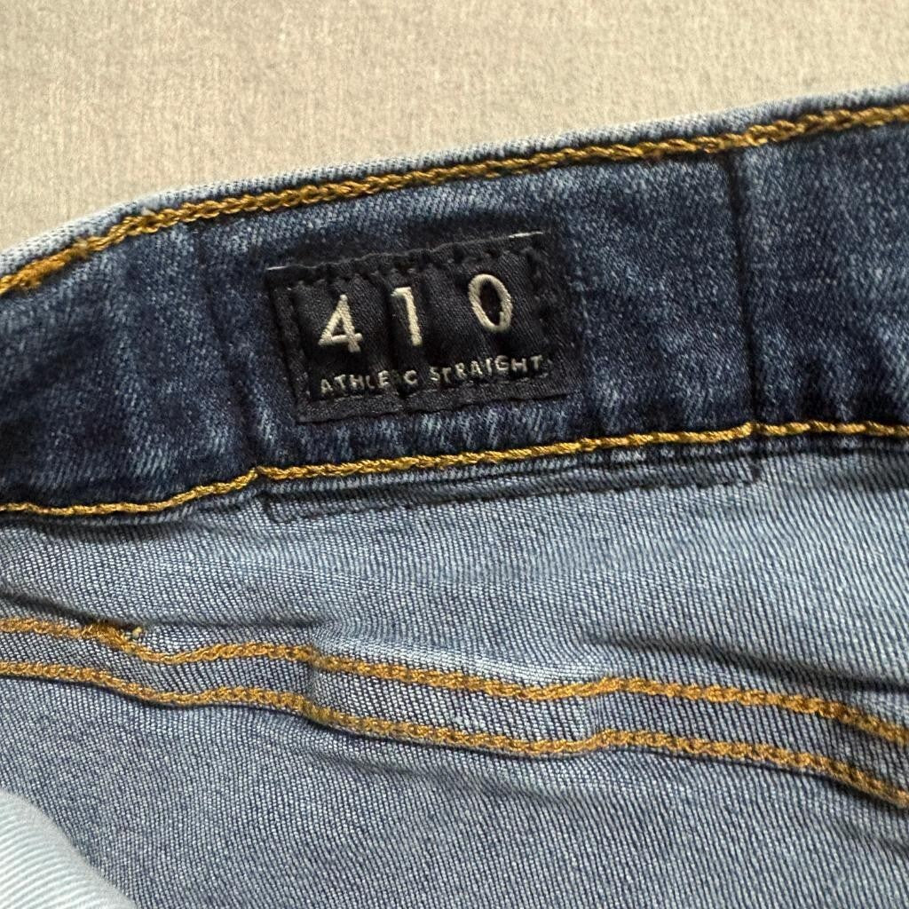 Lucky Brand 410 Athletic Straight Jeans Mens 34x34 Blue Denim Stretch Pants