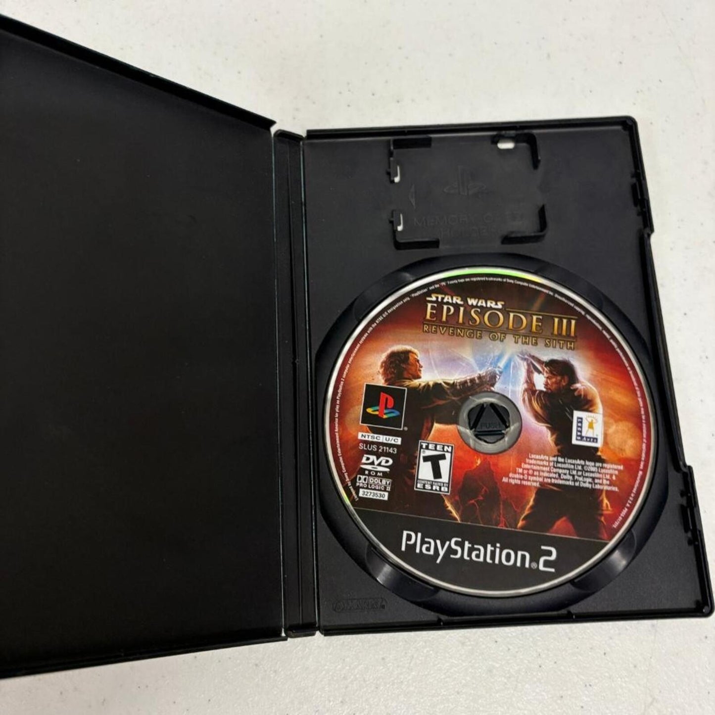 Star Wars Episode III Revenge of the Sith PS2 PlayStation 2 Game Disc & Case