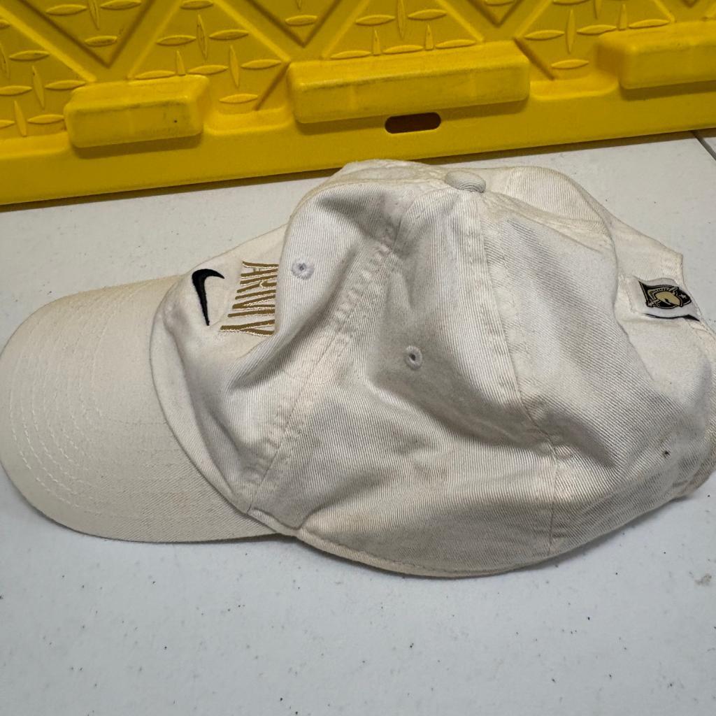 Army Black Knights Nike Heritage86 Dri-Fit Hat Mens White Adjustable Cap