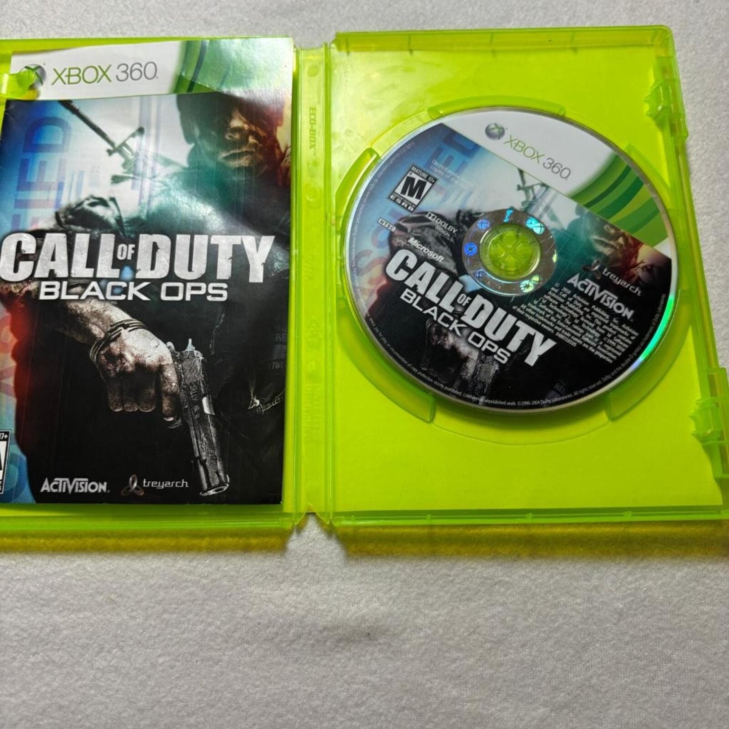 Call of Duty Black Ops Xbox 360 CIB Complete with Manual Tested