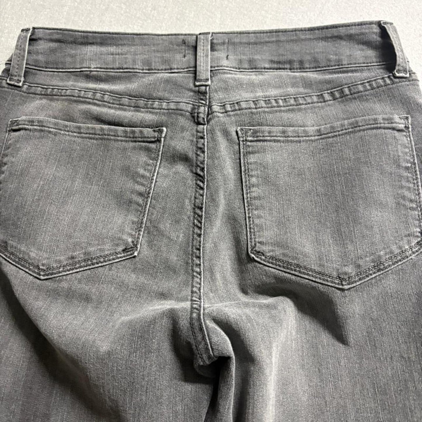NYDJ Skinny Jeans Womens 10 Gray Lift Tuck Denim Stretch Made in USA