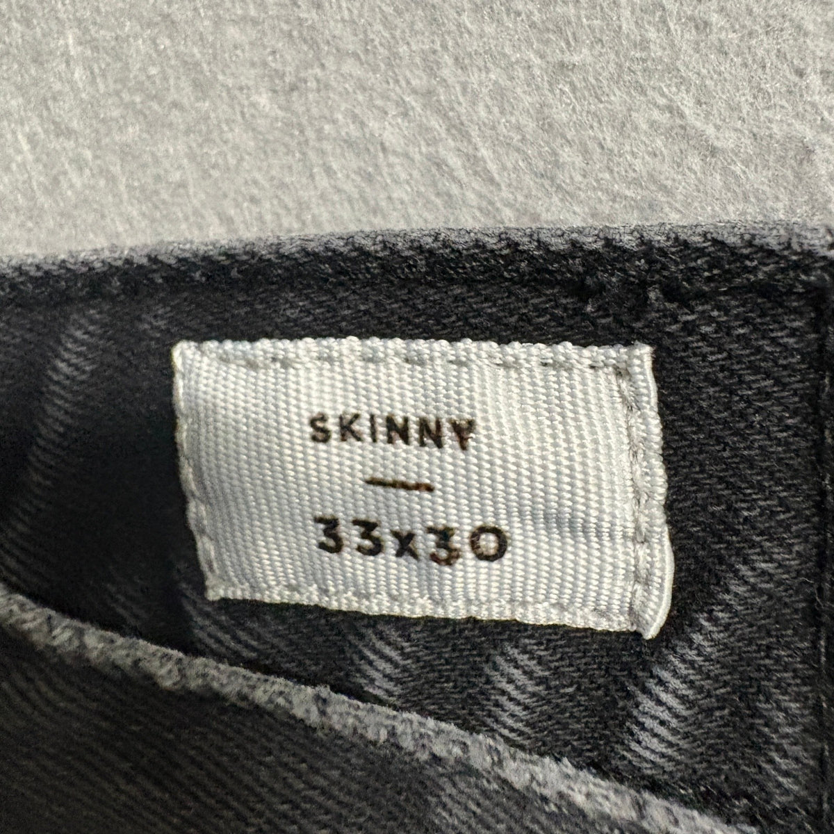 PacSun Skinny Jeans Mens 33x30 Black Distressed Ripped Moto Denim