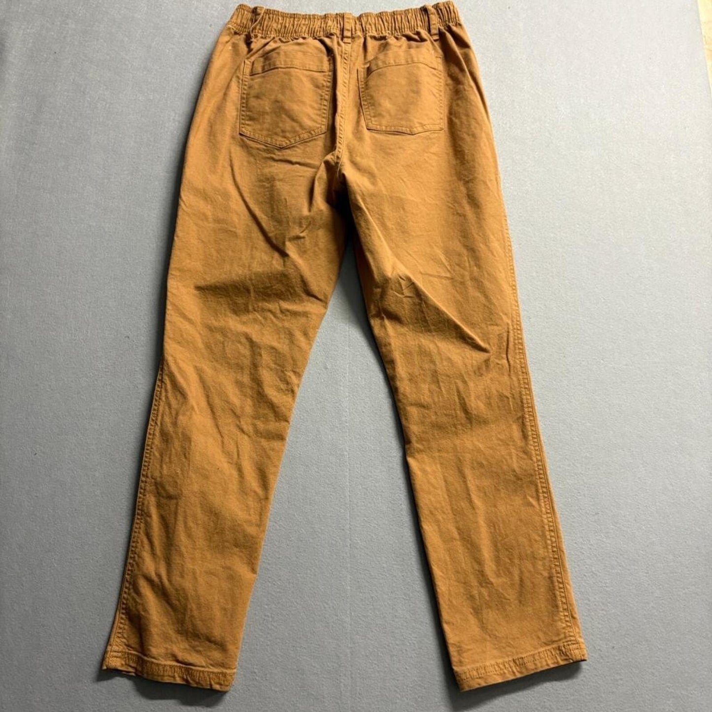 Knox Rose Women's Brown Stretch Utility Pants Size S Elastic Waist Cargo Style