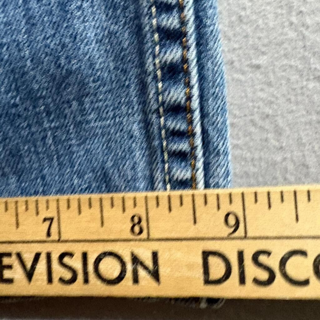 Levi's 514 Slim Straight Jeans Mens 36x30 Distressed Blue Denim 100% Cotton