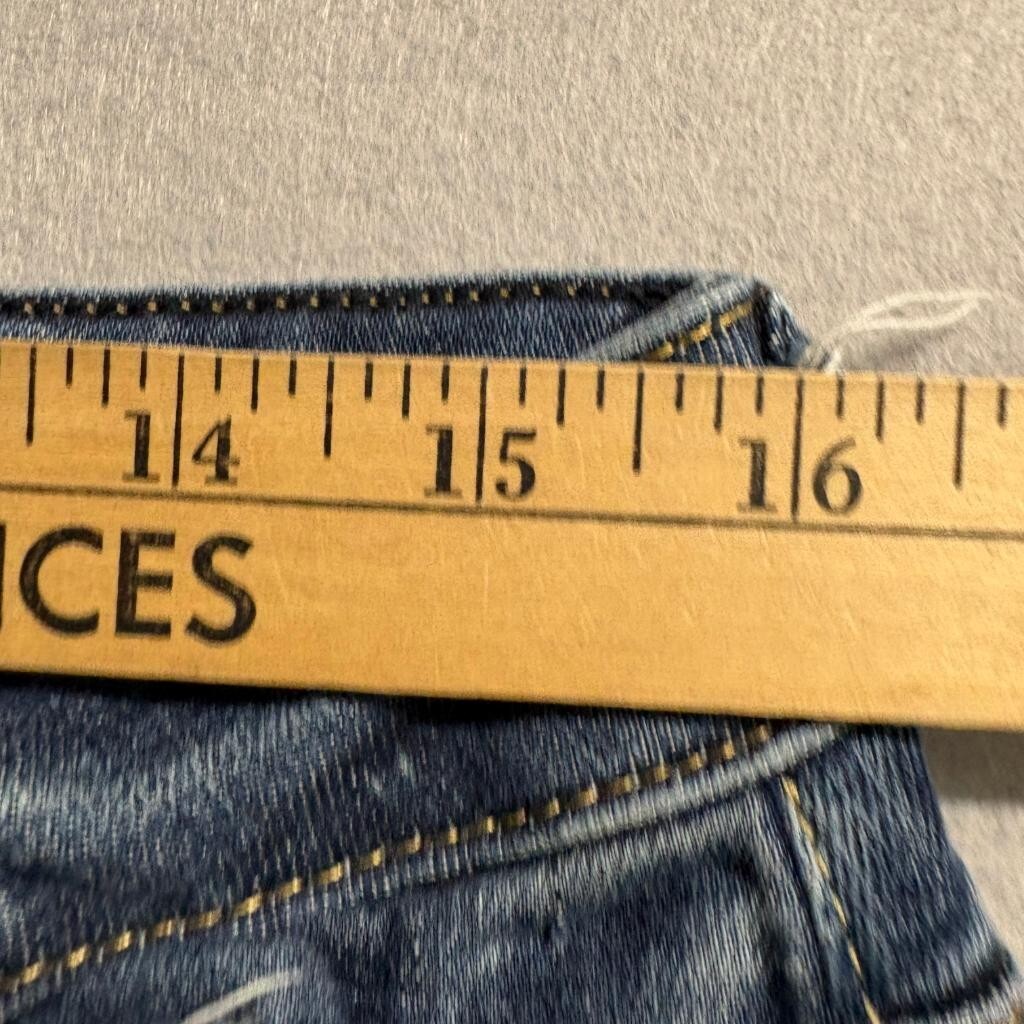 American Eagle Airflex+ Distressed Skinny Jeans Mens 32x32 Blue Stretch Denim
