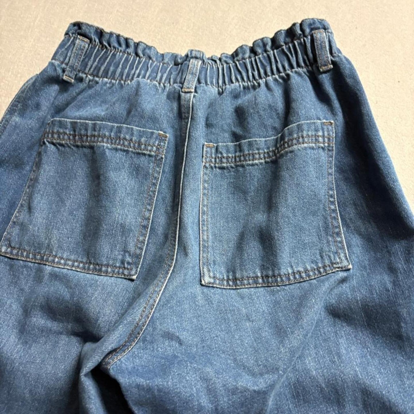 Universal Thread Paperbag Jeans Womens Size 10 Blue Denim High Rise Mom Tapered