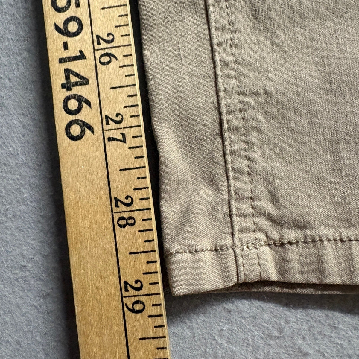 Dickies Girl Skinny Pants Womens Size 0/24 Khaki Beige Stretch Chino GM146