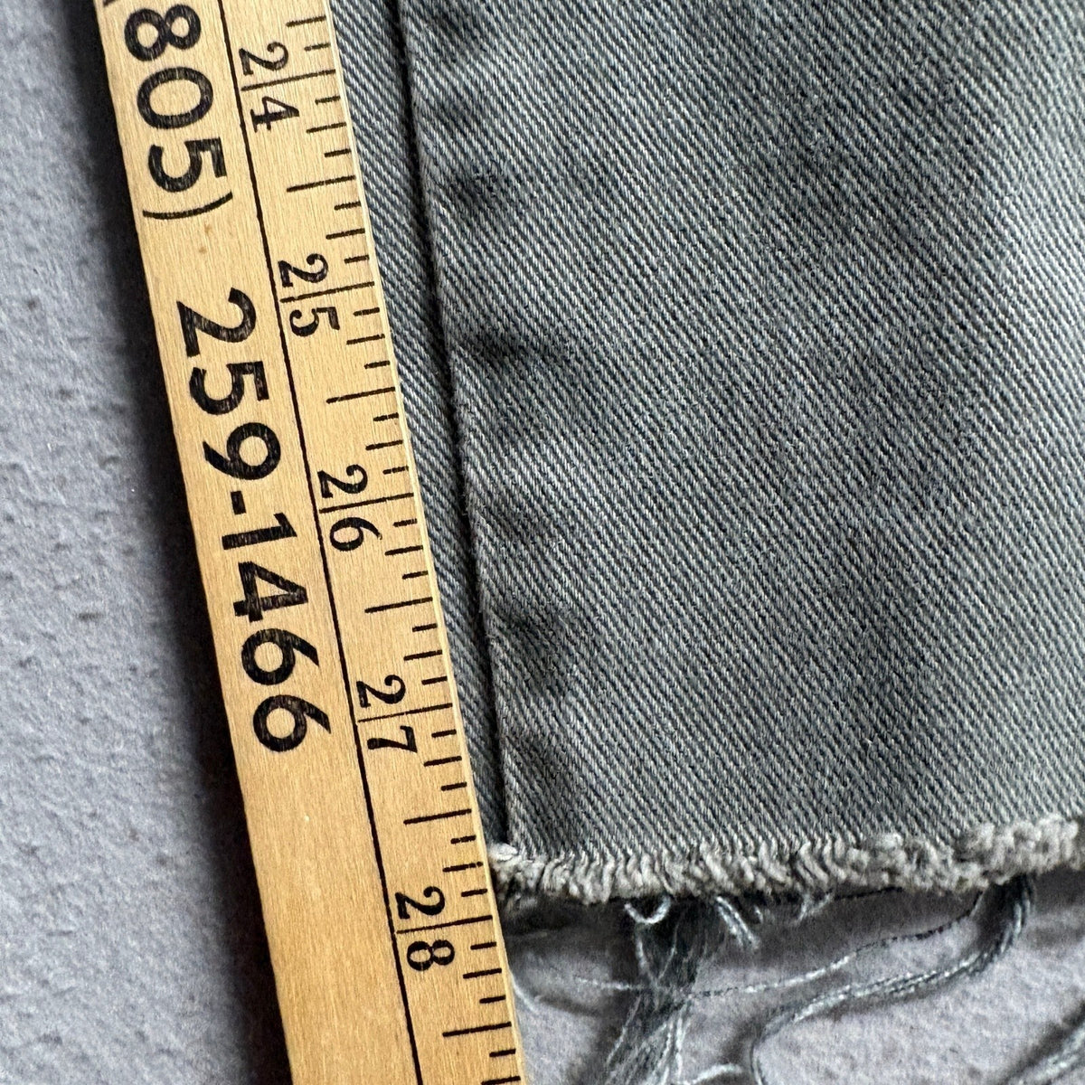 Wrangler High Rise Straight Leg Jeans Womens Green Gray Raw Hem Denim