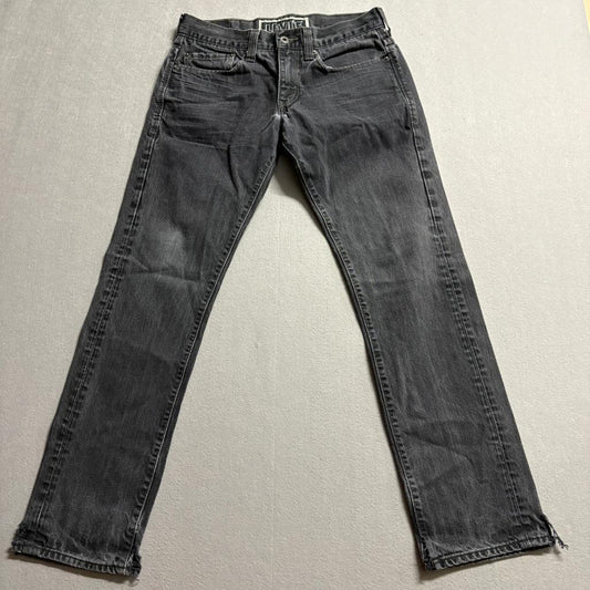 Levi's 511 Skinny Jeans Mens 32x30 Black Denim 100% Cotton Made in Mexico