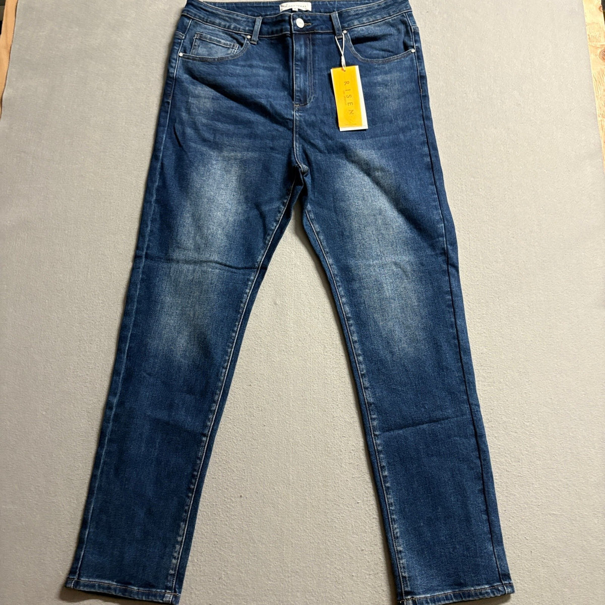 Risen Jeans Womens 2XL Dark Wash High Rise Stretch Denim Skinny Jeans NWT