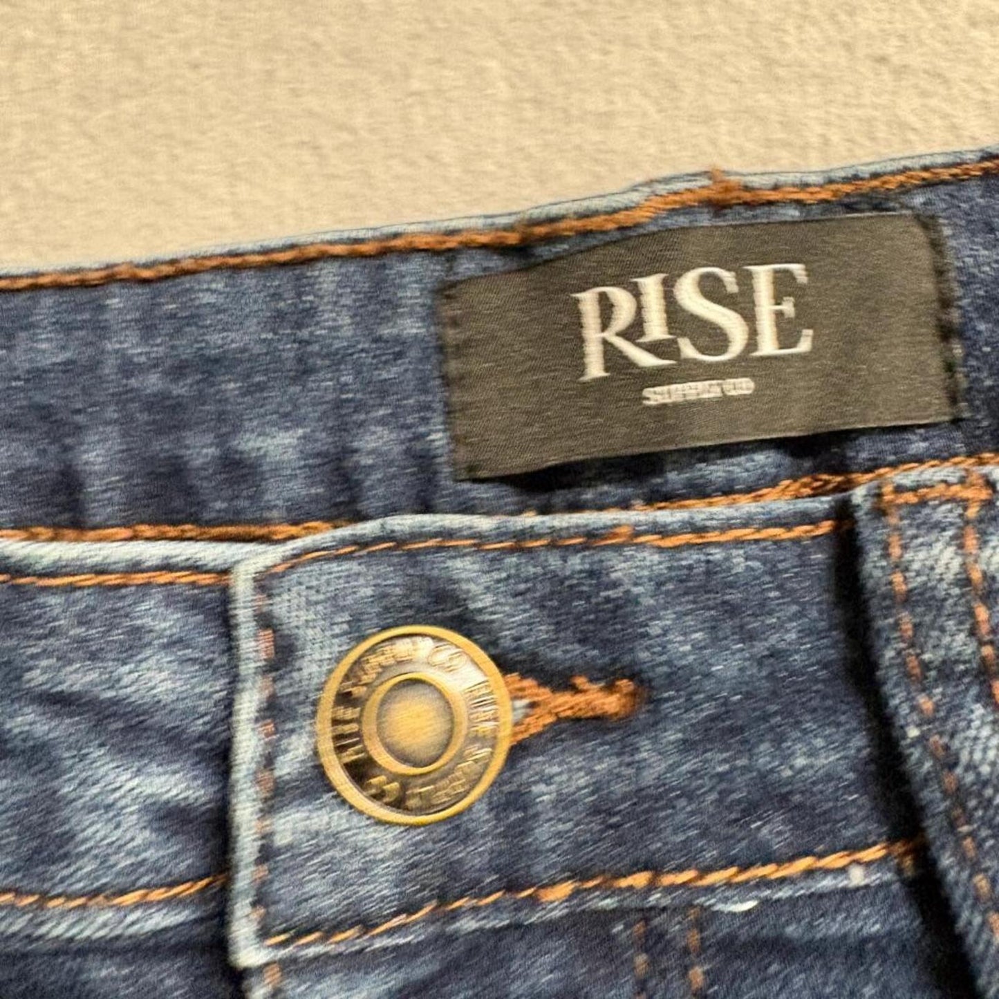 Rise Jeans Womens Size 11 Blue High Rise Skinny Stretch Denim Deep Dark Wash
