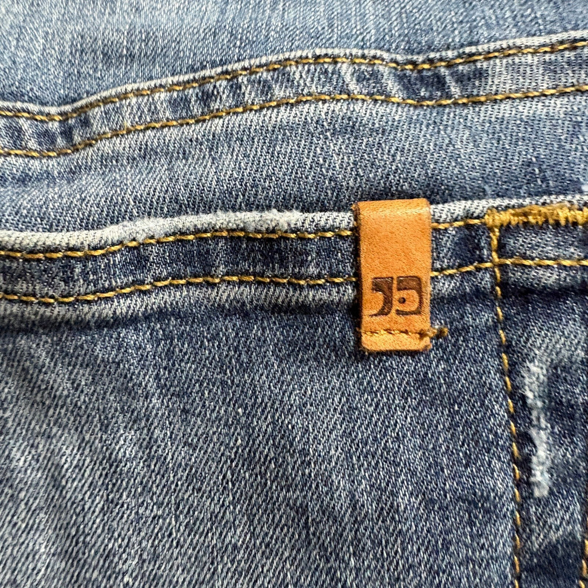 Joe's Jeans Womens 29 Blue Distressed Skinny Denim Jeans Mid Rise Stretch