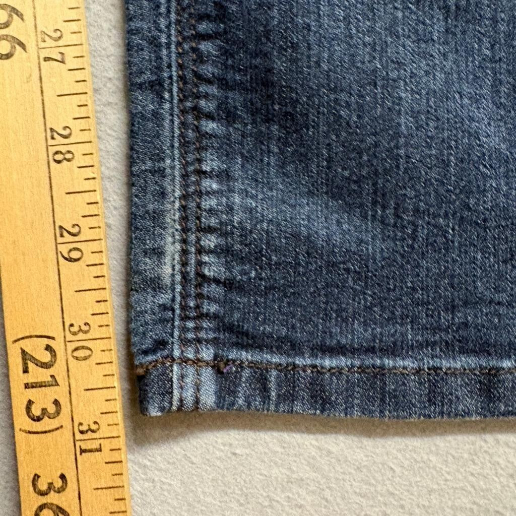 NYDJ Not Your Daughters Jeans Womens 4 Dark Wash Blue Straight Leg Denim Stretch