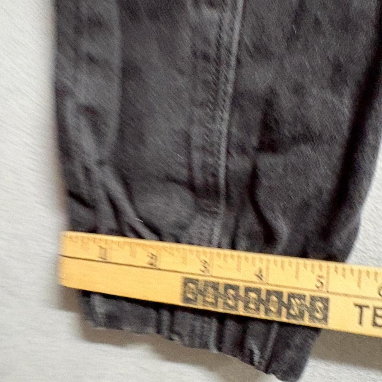 Fashion Nova Denim Jogger Pants Womens Size 7 Black Cotton High Rise Elastic