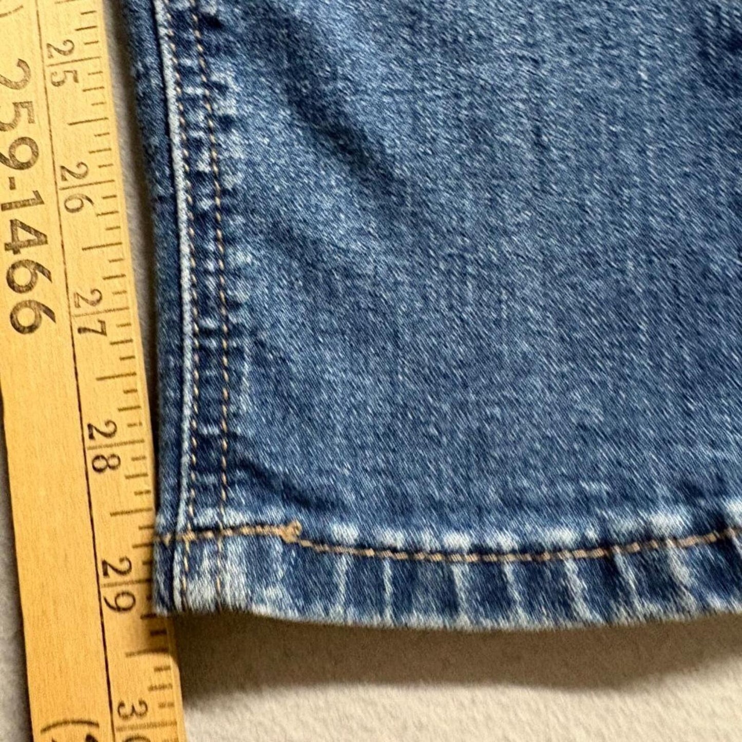 Hydraulic Hydra Lift Cuff Skinny Jeans Womens Size 8 Blue Denim Stretch Mid Rise