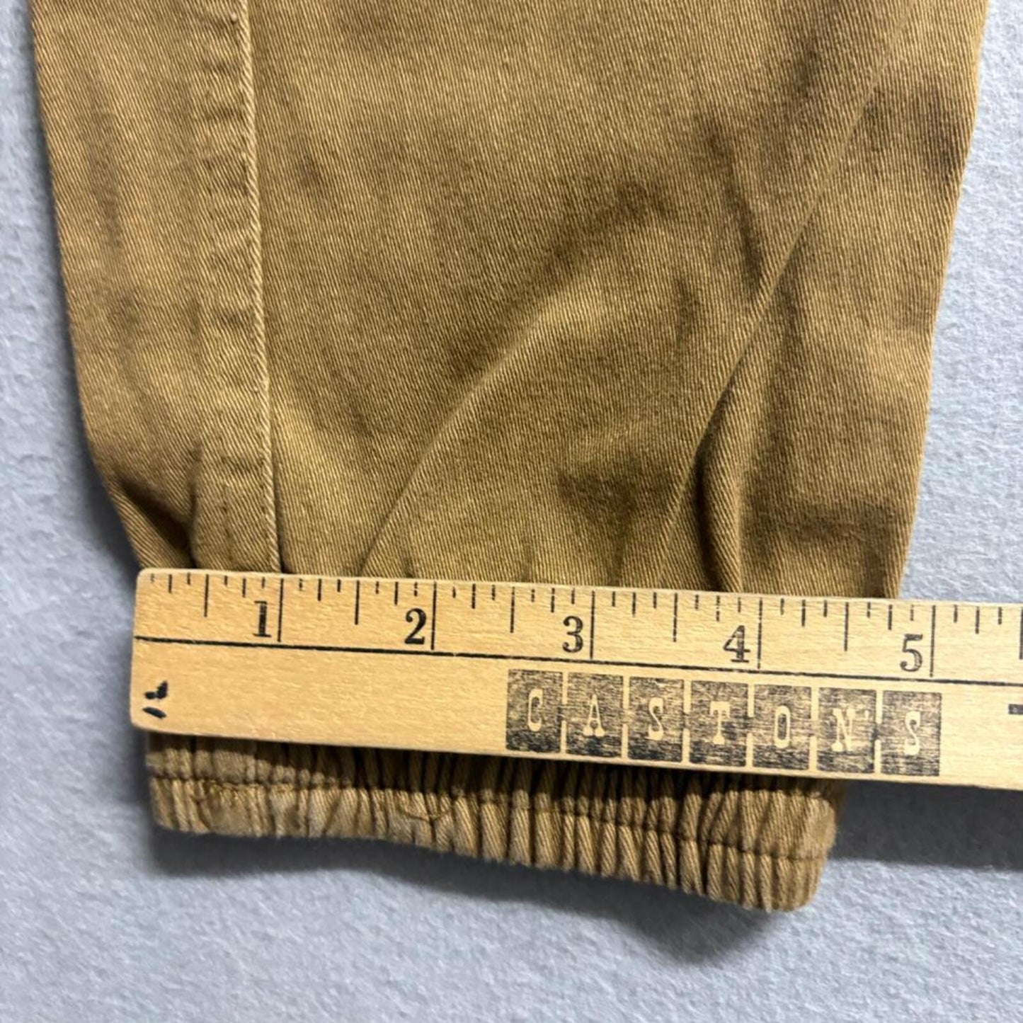 Brooklyn Cloth The Jogger Mens Large Brown Cotton Stretch Twill Jogger Pants