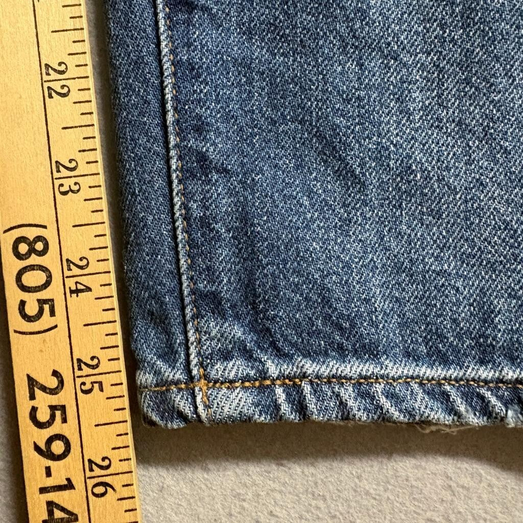 Madewell The Momjean High Rise Denim Jeans Womens Size 27 Medium Wash 100%