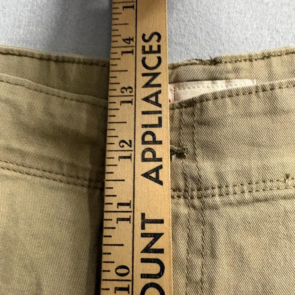 Wrangler Relaxed Fit Cargo Shorts Mens 38 Brown Tan Cotton Twill Casual