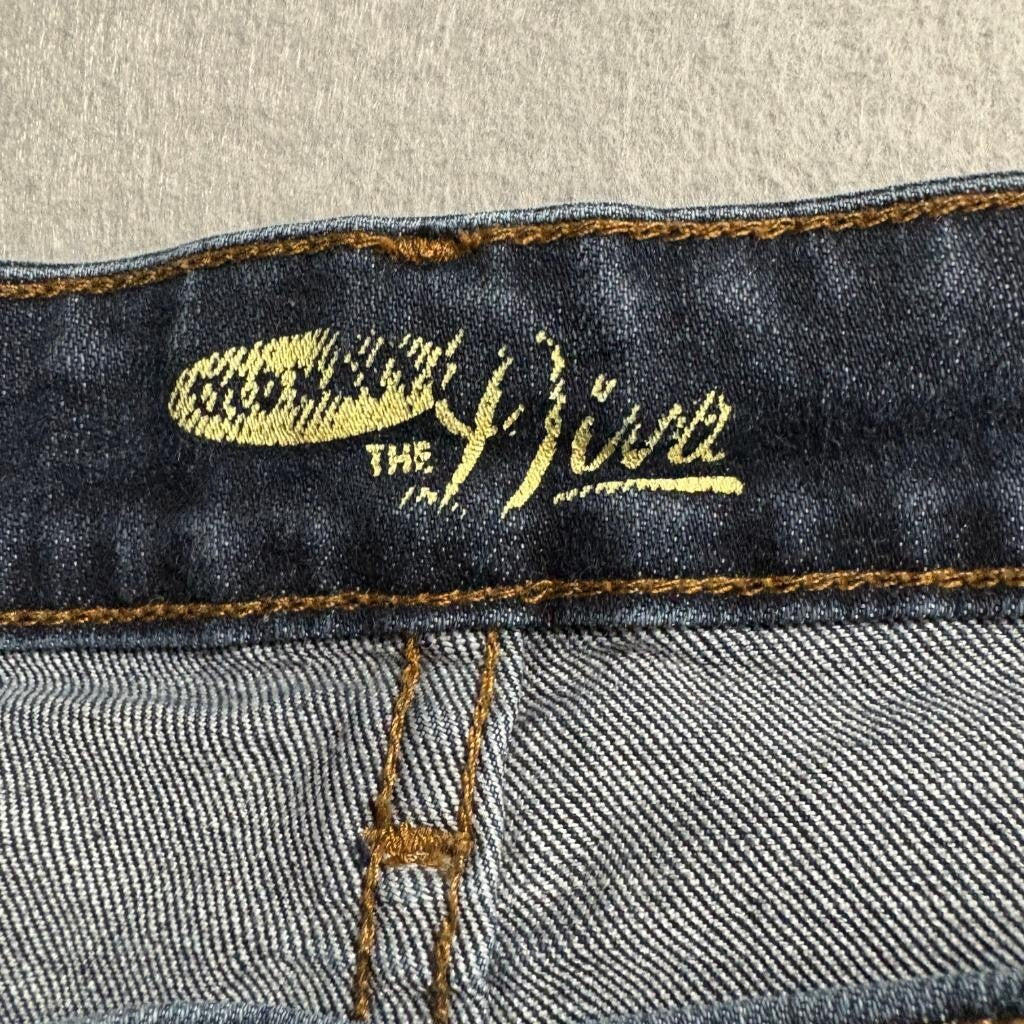 Old Navy The Diva Jeans Womens 12 Regular Dark Wash Blue Denim Stretch Straight