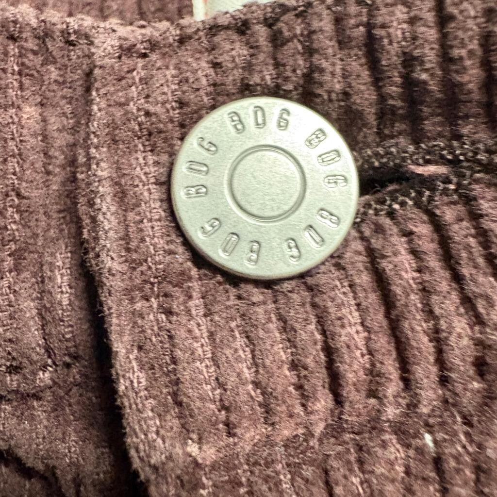 BDG Urban Outfitters Corduroy Pants Womens 27 Brown High Wide Leg High Rise