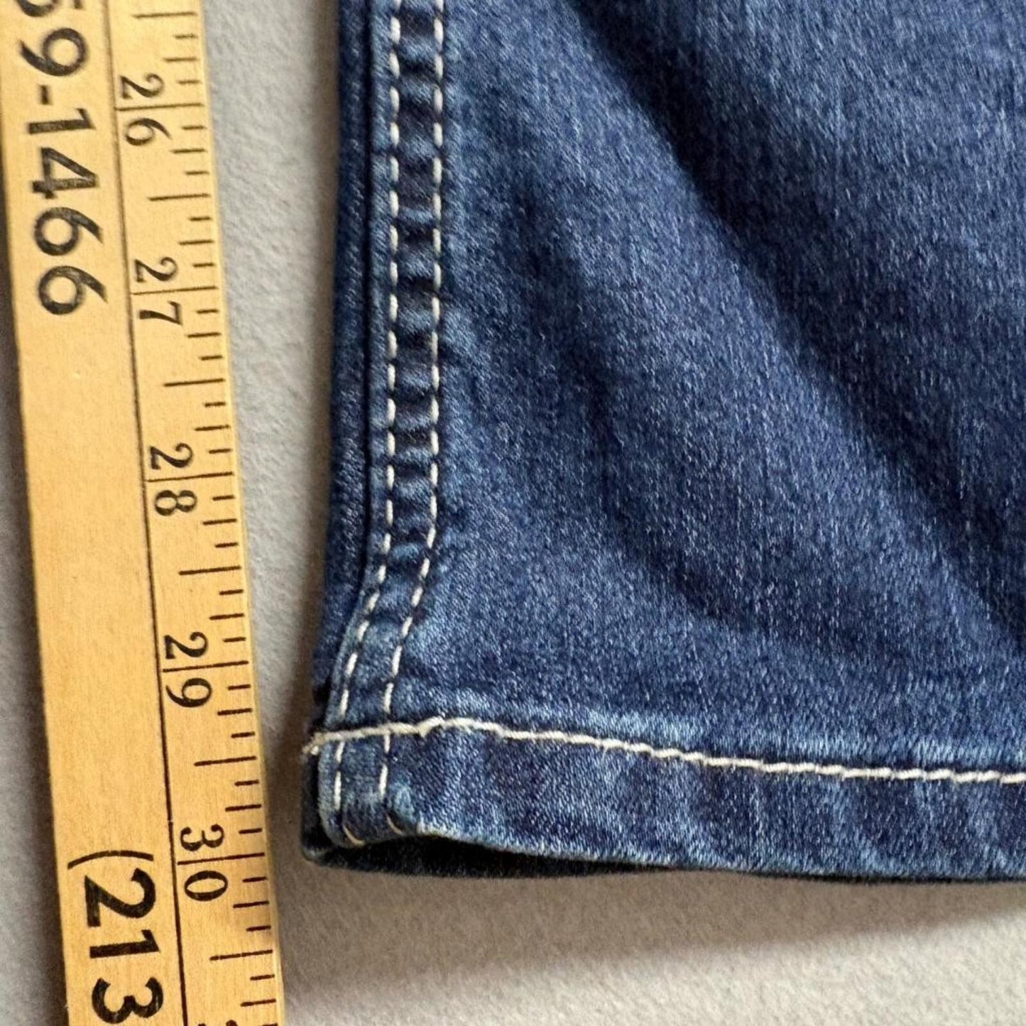 Reclaim Regular Bootleg Jeans Mens 29x30 Blue Denim Stretch Bootcut