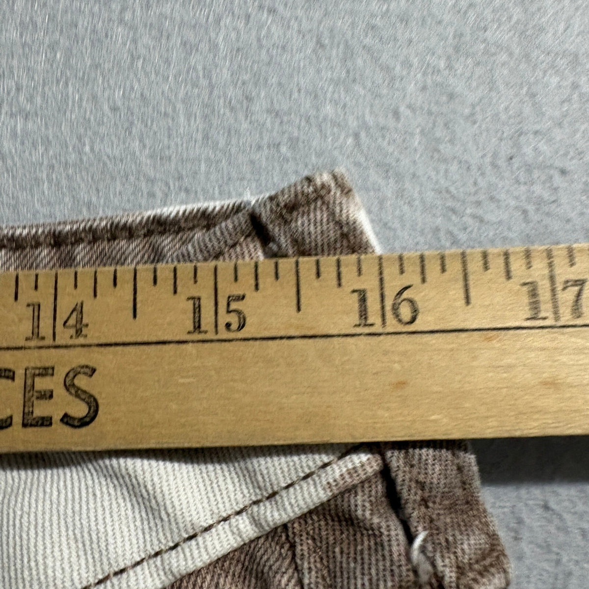 Hollister Low-Rise Baggy Jeans Womens 8R W29 Brown Cow Print Camo Wide Leg