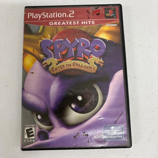 Spyro Enter the Dragonfly PS2 PlayStation 2 Greatest Hits Game Disc Case
