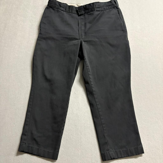 Dickies 874 Original Fit Work Pants Mens 38x28 Black Twill Chino Skate