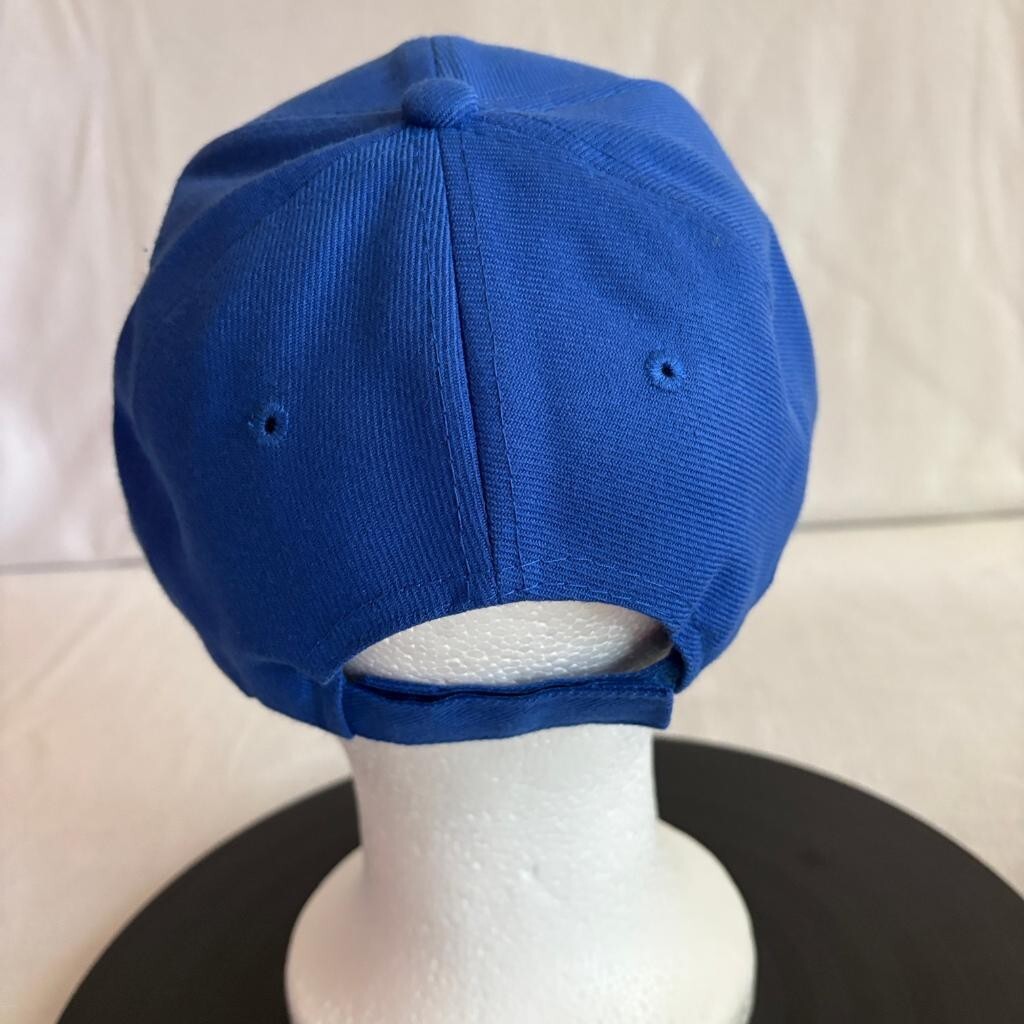 Los Angeles Rams Hat Cap Mens One Size Blue Yellow Embroidered Hook Loop