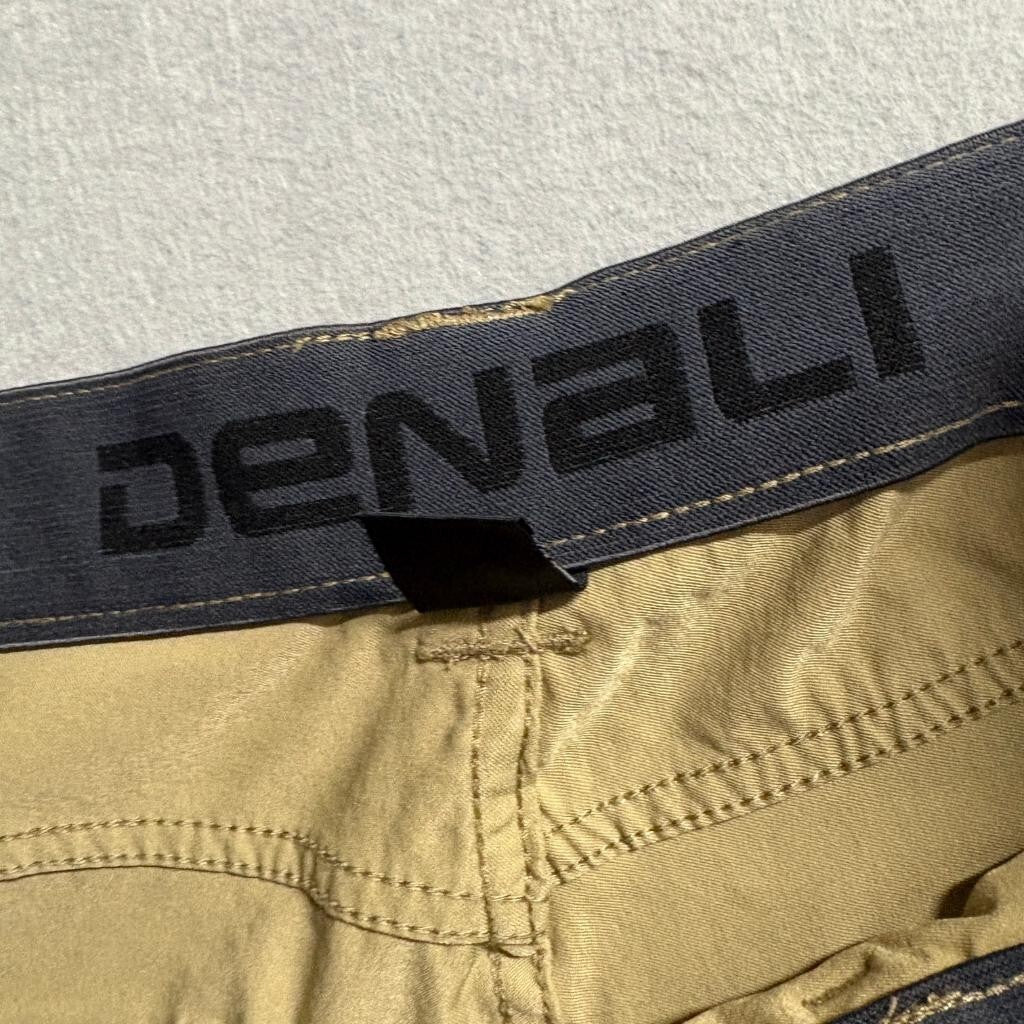 Denali Mens Pants 34x30 Brown Nylon Spandex Stretch Outdoor Hiking Chino