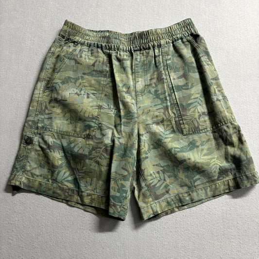 Sanctuary Standard Surplus Camo Tropical Shorts Womens Size 28 Green Cotton