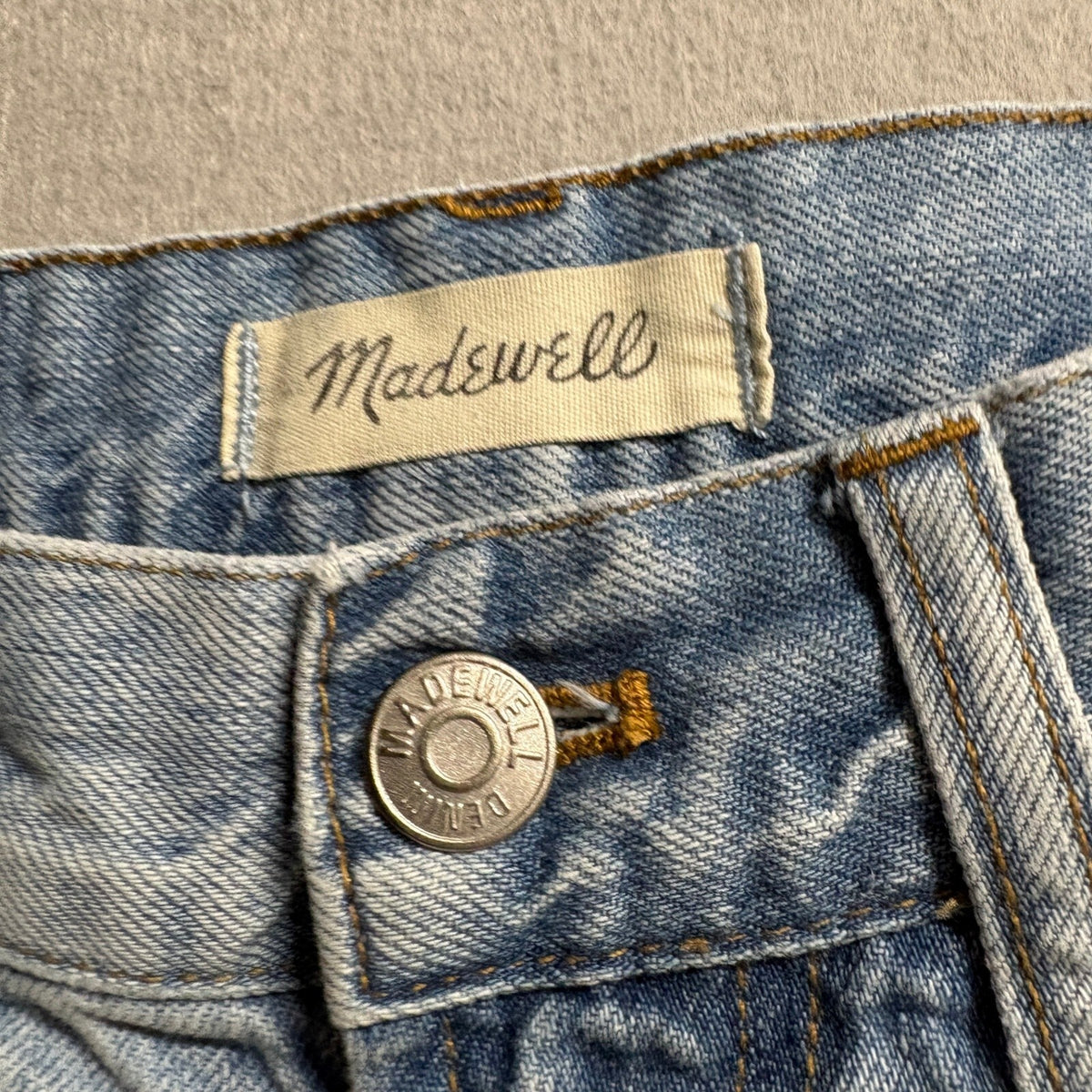 Madewell The Perfect Vintage Jean Womens Size 23 Light Wash Denim High Rise