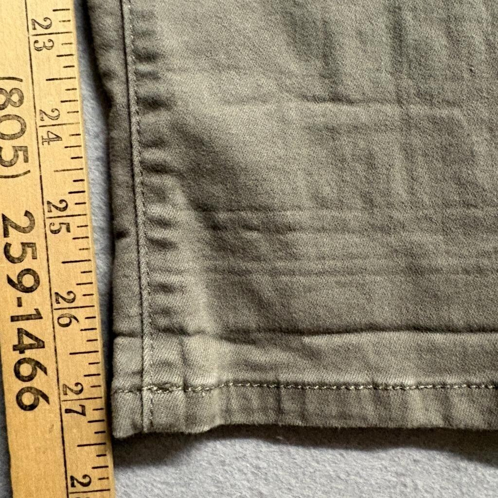 Democracy Ab Solution High Rise Skinny Jeans Womens 2 Green Olive Stretch Denim