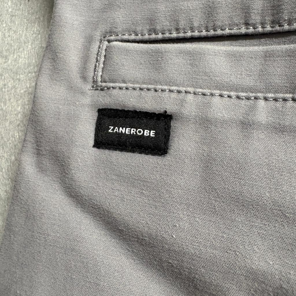 Zanerobe Sureshot Chino Pants Mens 32 Gray Elastic Cuff Stretch Joggers