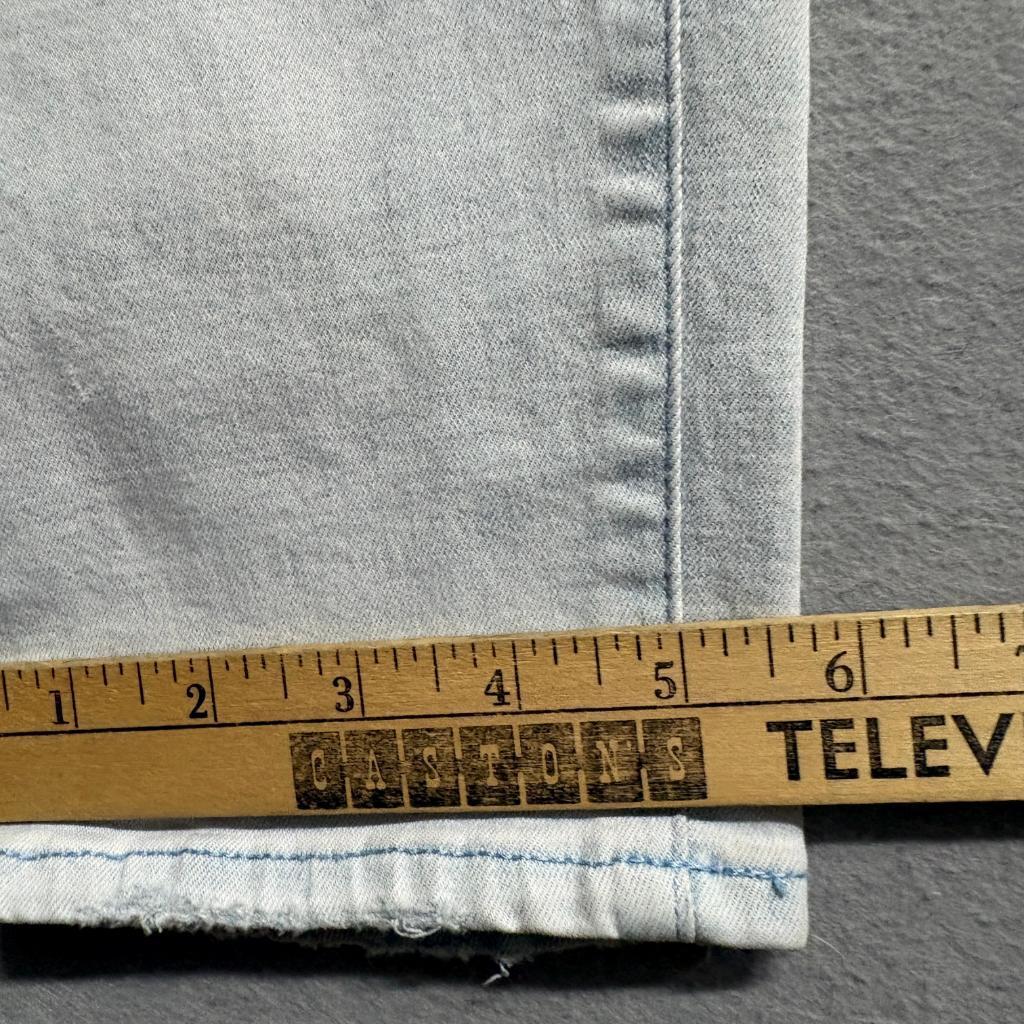 PacSun Stacked Skinny Jeans Mens 31x30 Light Wash Distressed Ripped Denim