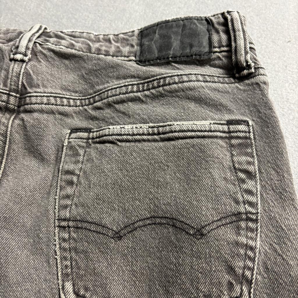 American Eagle Real Good Jeans Womens 30x30 Gray High Rise Straight Leg Denim