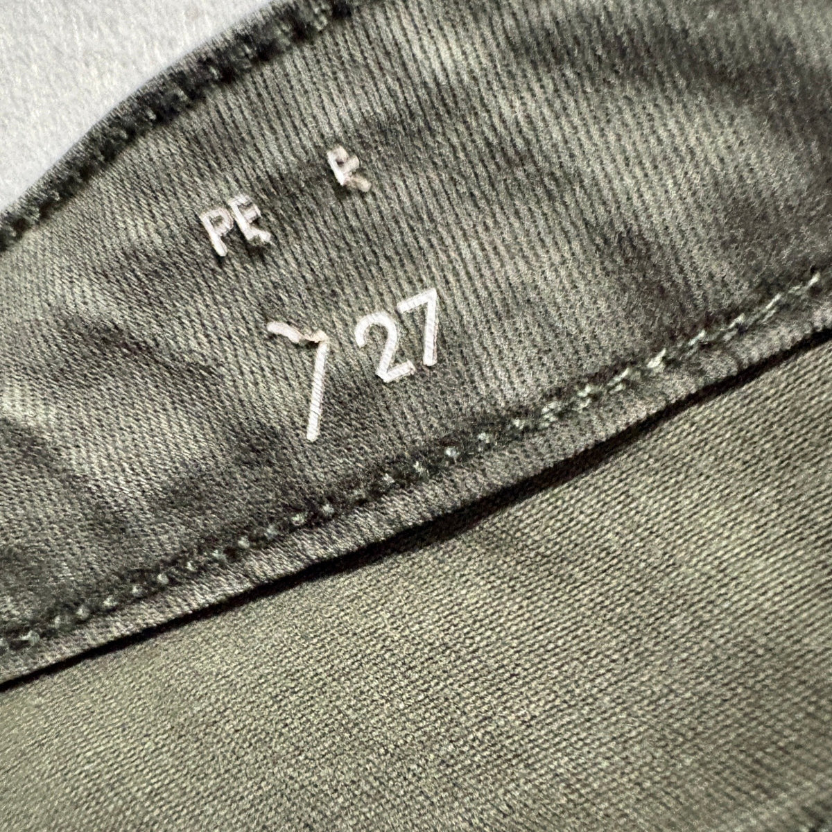 Liverpool Los Angeles The Ankle Skinny Jeans Womens 4P Olive Green Stretch Denim